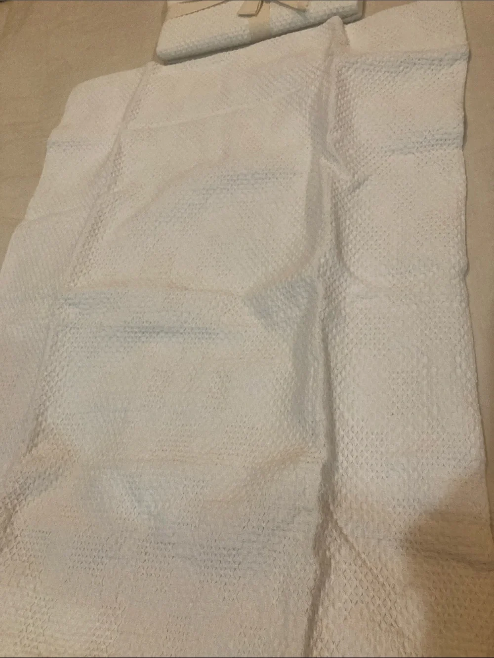Southern Living  Cream Waffle Weave set of two King Shams Dillard’s Brand